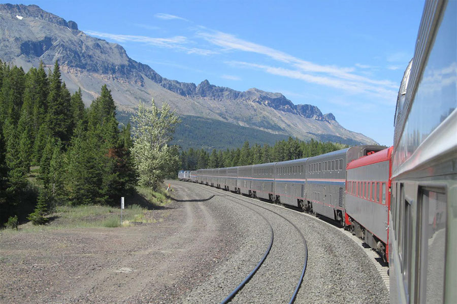 260 92 Ascending Marias Pass From The West